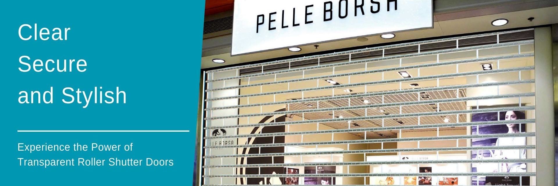 jakość Przejrzyste drzwi z roletą fabryka