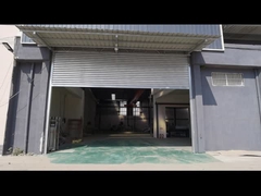 0.8mm grubość Slat Standardowa brama elektryczna zewnętrzna stalowa rolety przemysłowe drzwi